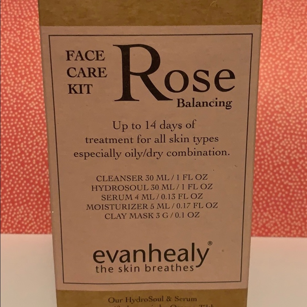 Evanhealy Rose Balancing Face Care kit